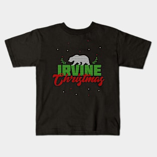 Christmas in Irvine California Kids T-Shirt